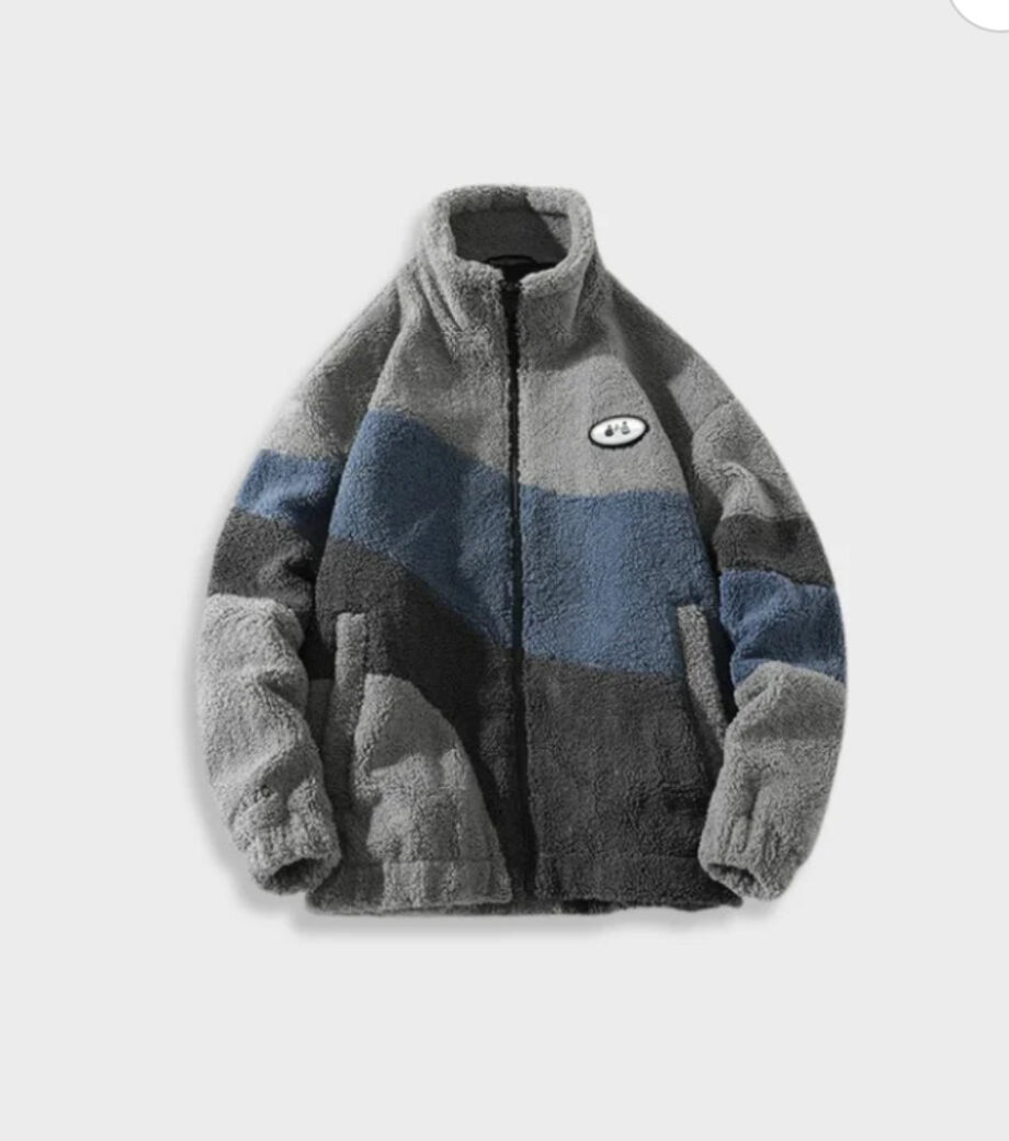 Retro Fleece Jacke